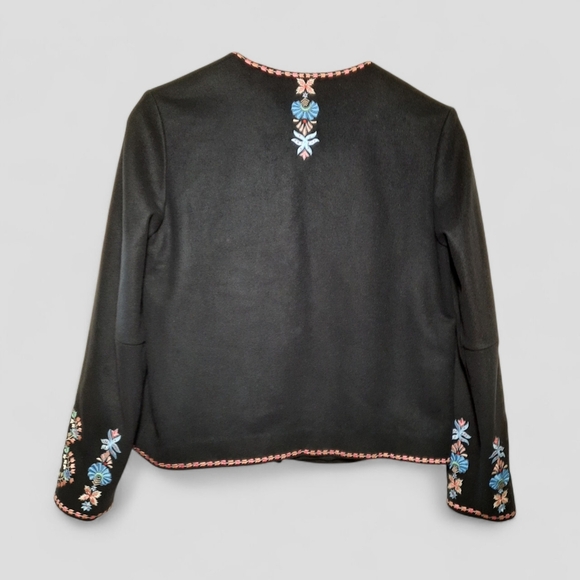 VILSHENKO MOSCOW Cashmere Wool Silk Embroidered Jacket Blazer Russian Luxury 8 - Picture 11 of 16